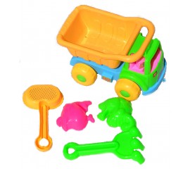 Smėlio žaislų rinkinys su mašina
